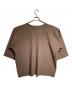 HOMME PLISSE ISSEY MIYAKE (オム プリッセ イッセイ ミヤケ) プリーツカットソー/Pleated cut and sew ブラウン サイズ:3：18000円
