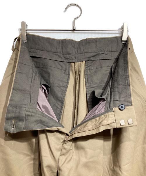 KOLOR（カラー）KOLOR (カラー) トロピカルウールトラウザーパンツ/Tropical wool trousers ブラウン サイズ:3の古着・服飾アイテム