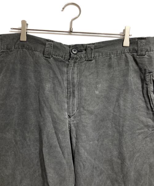 Y's（ワイズ）Y's (ワイズ) リネンシルクワイドパンツ/Linen silk wide pants グレー サイズ:3の古着・服飾アイテム