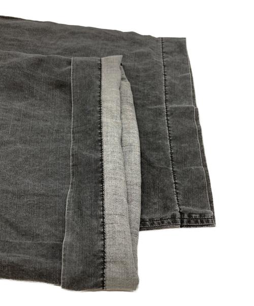 Y's（ワイズ）Y's (ワイズ) リネンシルクワイドパンツ/Linen silk wide pants グレー サイズ:3の古着・服飾アイテム