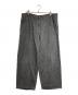 Y's（ワイズ）の古着「リネンシルクワイドパンツ/Linen silk wide pants」｜グレー