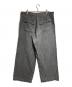 Y's (ワイズ) リネンシルクワイドパンツ/Linen silk wide pants グレー サイズ:3：17000円