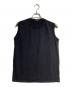 COMOLI（コモリ）の古着「コットンジャージ ノースリーブ/Cotton jersey sleeveless top」｜ブラック