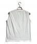 COMOLI (コモリ) コットンジャージ ノースリーブ/Cotton jersey sleeveless top / tee ホワイト サイズ:2：9000円