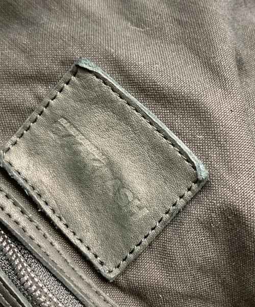 ISAMU KATAYAMA BACKLASH（イサムカタヤマ・バックラッシュ）ISAMU KATAYAMA BACKLASH (イサムカタヤマ・バックラッシュ) ジャパンダブルショルダー製品染め メッセンジャーバッグ ブラックの古着・服飾アイテム