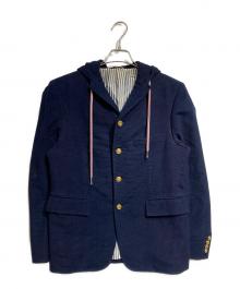 Thom Browne（トムブラウン）の古着「Moleskin Blazer/金釦モールスキンブレザー」｜ネイビー