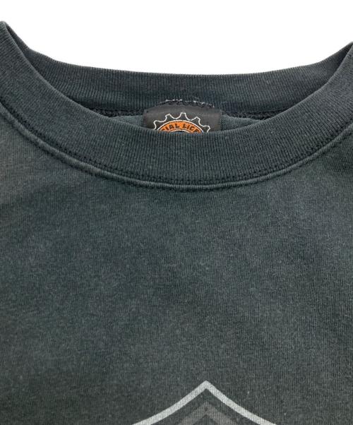 HARLEY-DAVIDSON（ハーレーダビッドソン）HARLEY-DAVIDSON (ハーレーダビッドソン) 90s 企業ロゴプリントTシャツ ブラック サイズ:SIZE XLの古着・服飾アイテム