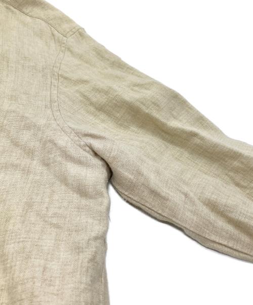 Bagutta（バグッタ）Bagutta (バグッタ) シングルシャツライダースジャケット/Single rider jacket ベージュ サイズ:M slimの古着・服飾アイテム