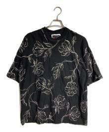 MAISON SPECIAL（メゾンスペシャル）の古着「フラワー刺繍 ボタニカル Tシャツ/Floral Embroidery Botanical T-Shirt」｜ブラック