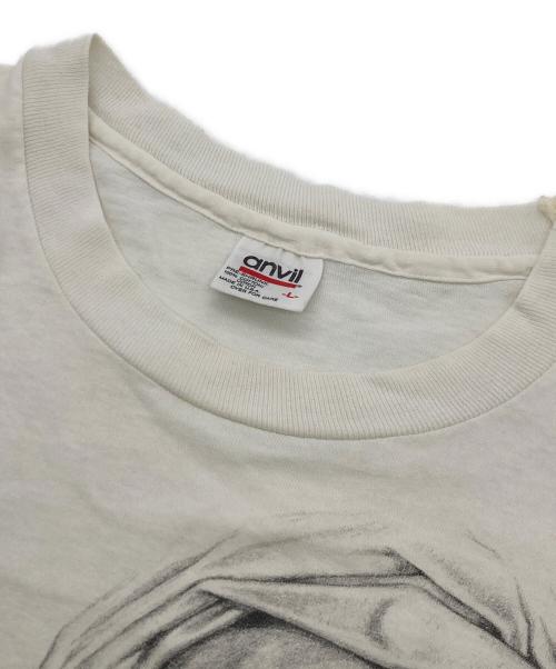 anvil（アンヴィル）anvil (アンヴィル) 90s アートプリントTシャツ ホワイト サイズ:	SIZE Lの古着・服飾アイテム