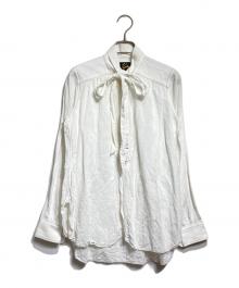 Needles（ニードルズ）の古着「Ascot Collar EDW Shirt/アスコットカラー EDWシャツ」｜ホワイト