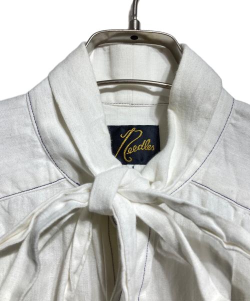 Needles（ニードルズ）Needles (ニードルズ) Ascot Collar EDW Shirt/アスコットカラー EDWシャツ ホワイト サイズ:1の古着・服飾アイテム