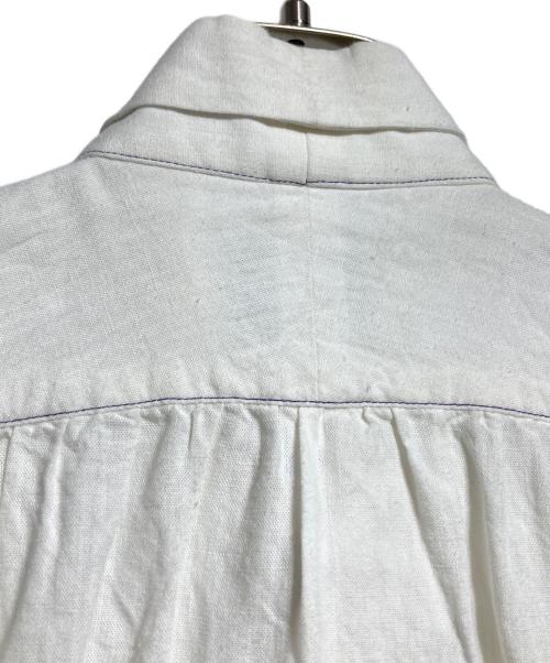 Needles（ニードルズ）Needles (ニードルズ) Ascot Collar EDW Shirt/アスコットカラー EDWシャツ ホワイト サイズ:1の古着・服飾アイテム