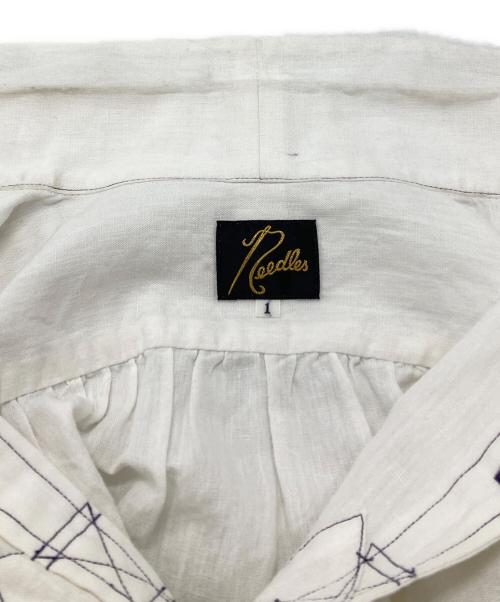 Needles（ニードルズ）Needles (ニードルズ) Ascot Collar EDW Shirt/アスコットカラー EDWシャツ ホワイト サイズ:1の古着・服飾アイテム