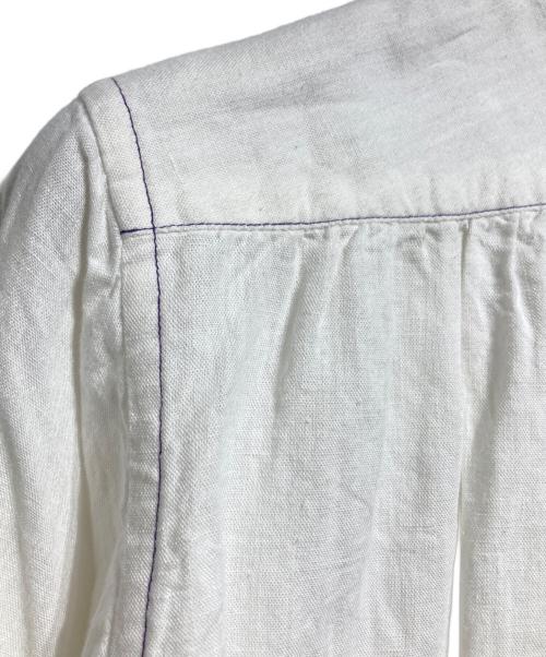 Needles（ニードルズ）Needles (ニードルズ) Ascot Collar EDW Shirt/アスコットカラー EDWシャツ ホワイト サイズ:1の古着・服飾アイテム