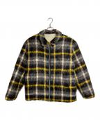 Gosha Rubchinskiyゴーシャラブチンスキー）の古着「Wool Checked Jacket/ウールチェックドジャケット」｜イエロー×ブラック