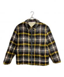 Gosha Rubchinskiy（ゴーシャラブチンスキー）の古着「Wool Checked Jacket/ウールチェックドジャケット」｜イエロー×ブラック