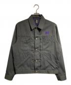 Needlesニードルズ）の古着「Penny Jean Jacket/ペニージーンジャケット」｜オリーブ×パープル