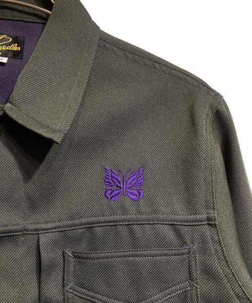 Needles（ニードルズ）Needles (ニードルズ) Penny Jean Jacket/ペニージーンジャケット オリーブ×パープル サイズ:Sの古着・服飾アイテム