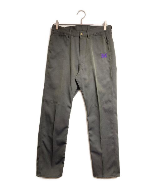 Needles（ニードルズ）Needles (ニードルズ) Straight Jean - Poly Twill/ストレートジーンズ - ポリツイル オリーブ サイズ:Mの古着・服飾アイテム