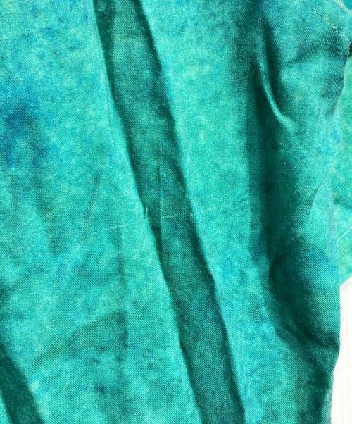 YOKE（ヨーク）YOKE (ヨーク) GRADATIOＮ PRINTED OPEN COLLAR SHIRT/グラデーションプリンテッドオープンカラーシャツ グリーン サイズ:2の古着・服飾アイテム