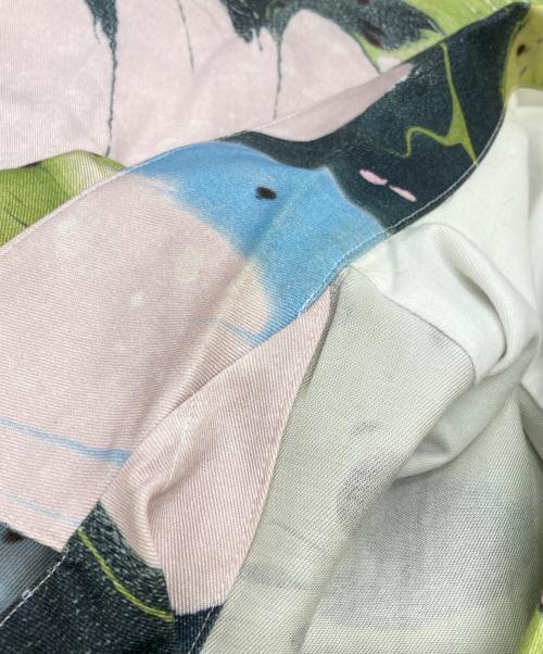 OVERCOAT（オーバーコート）OVERCOAT (オーバーコート) マーブルパターンオープンカラーシャツ/Marble pattern open collar shirt ピンク サイズ:M1の古着・服飾アイテム