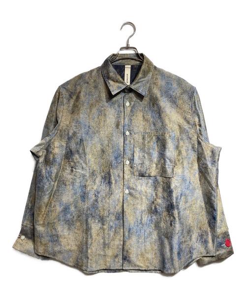 SHINYA KOZUKA（シンヤコズカ）SHINYA KOZUKA (シンヤコズカ) HIS SHIRT/ヒズシャツ グレー サイズ:Mの古着・服飾アイテム