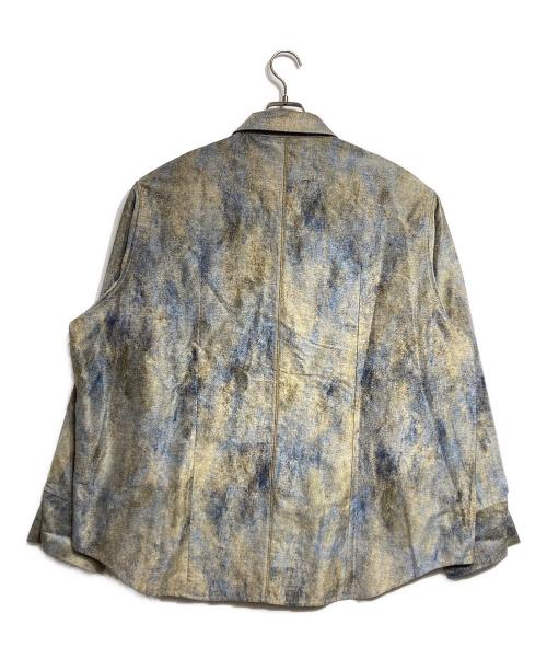 SHINYA KOZUKA（シンヤコズカ）SHINYA KOZUKA (シンヤコズカ) HIS SHIRT/ヒズシャツ グレー サイズ:Mの古着・服飾アイテム