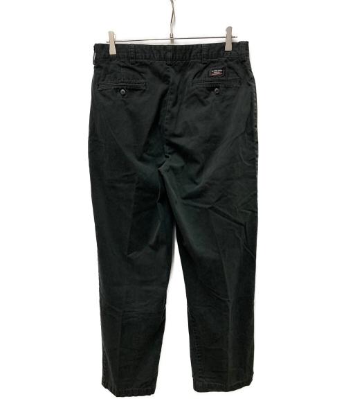 POLO RALPH LAUREN（ポロ・ラルフローレン）POLO RALPH LAUREN (ポロ・ラルフローレン) 2タックチノパン ブラック サイズ:	SIZE 34の古着・服飾アイテム
