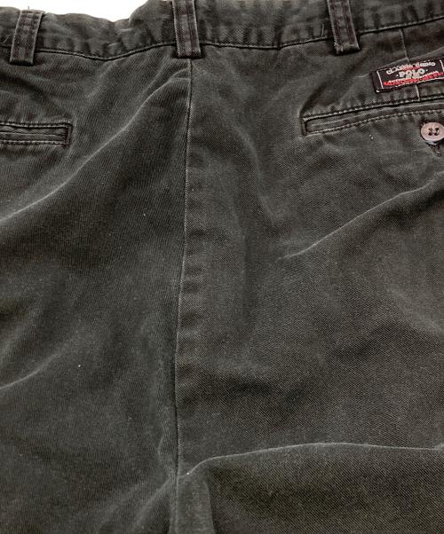 POLO RALPH LAUREN（ポロ・ラルフローレン）POLO RALPH LAUREN (ポロ・ラルフローレン) 2タックチノパン ブラック サイズ:	SIZE 34の古着・服飾アイテム