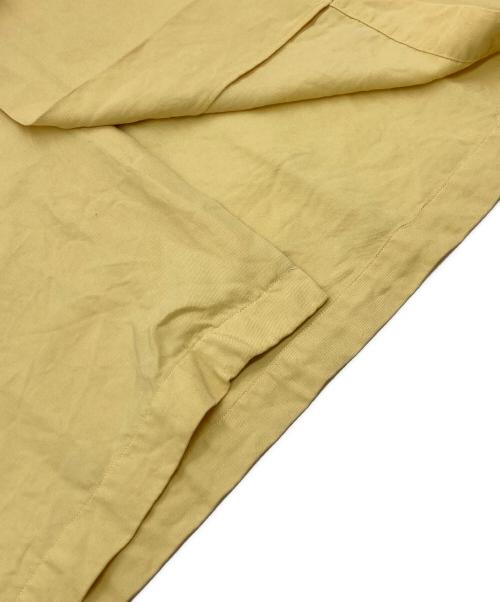 POLO RALPH LAUREN（ポロ・ラルフローレン）POLO RALPH LAUREN (ポロ・ラルフローレン) 90sシルクコットンオープンカラーシャツ イエロー サイズ:	SIZE Lの古着・服飾アイテム