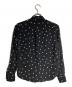 Saint Laurent Paris (サンローランパリ) ドットプリントシルクシャツ/Dot print silk shirt ブラック サイズ:38：25000円