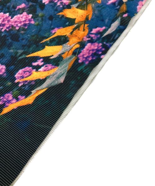 NON TOKYO（ノントーキョー）NON TOKYO (ノントーキョー) PRINT RIB TIGHT SKIRT スカイブルー×パープル サイズ:	SIZE Freeの古着・服飾アイテム