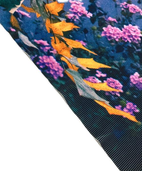 NON TOKYO（ノントーキョー）NON TOKYO (ノントーキョー) PRINT RIB TIGHT SKIRT スカイブルー×パープル サイズ:	SIZE Freeの古着・服飾アイテム