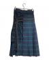 sacai (サカイ) アシンメトリーレイヤードチャックスカート/Asymmetrical layered check skirt グリーン サイズ:2：15000円