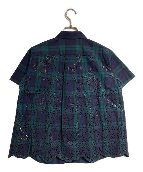 sacai（サカイ）sacai (サカイ) SS Shirt Cutout Lace Back グリーン サイズ:1の古着・服飾アイテム