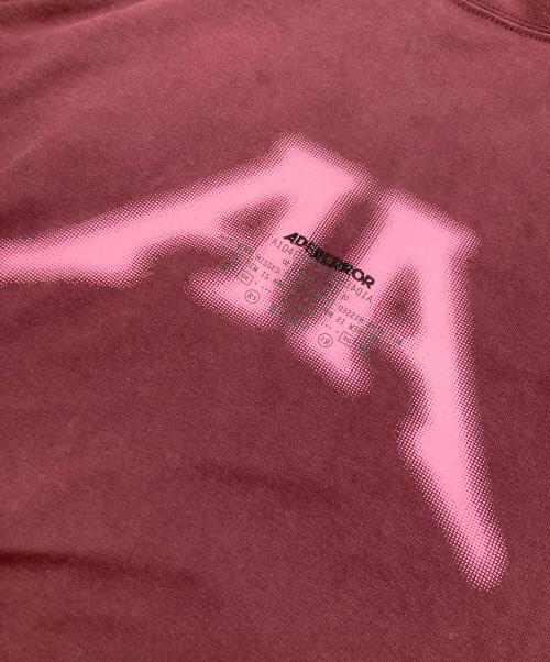 ADER error（アーダーエラー）ADER error (アーダーエラー) Nolc logo reglan t-shirt ボルドー サイズ:	SIZE XLの古着・服飾アイテム