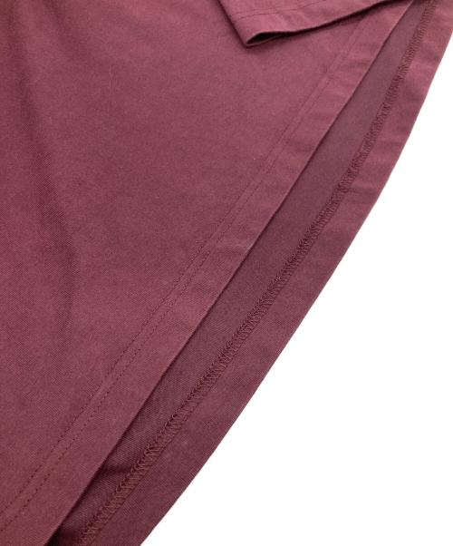 ADER error（アーダーエラー）ADER error (アーダーエラー) Nolc logo reglan t-shirt ボルドー サイズ:	SIZE XLの古着・服飾アイテム
