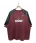 ADER error (アーダーエラー) Nolc logo reglan t-shirt ボルドー サイズ:	SIZE XL：9000円