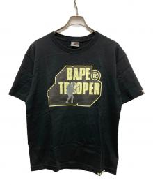 A BATHING APE（アベイシングエイプ）の古着「プリントTシャツ」｜ブラック