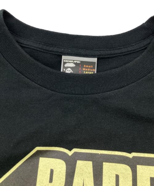 A BATHING APE（アベイシングエイプ）A BATHING APE (アベイシングエイプ) プリントTシャツ ブラック サイズ:Lの古着・服飾アイテム