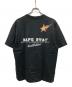 A BATHING APE (アベイシングエイプ) カレッジロゴプリントTシャツ ブラック サイズ:L：9000円
