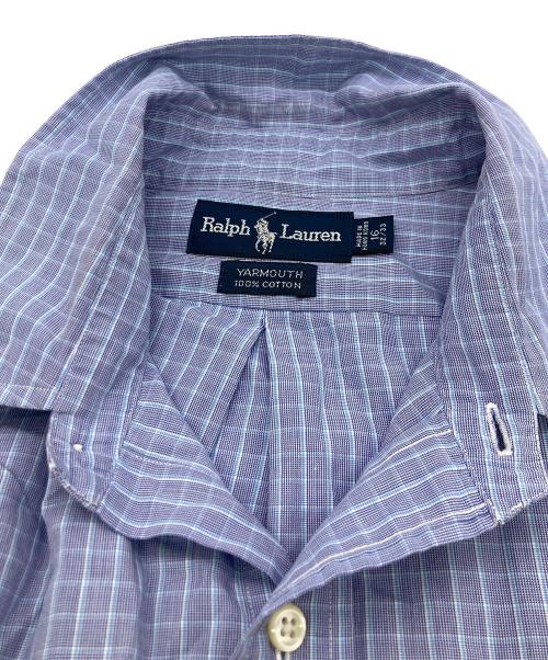RALPH LAUREN（ラルフローレン）RALPH LAUREN (ラルフローレン) チェックシャツ ブルー サイズ:16の古着・服飾アイテム