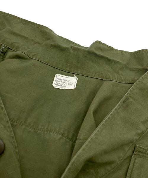 US ARMY（ユーエスアーミー）US ARMY (ユーエスアーミー) 60s  5th JUNGLE FATIGUE JACKET グリーン サイズ:S-Rの古着・服飾アイテム