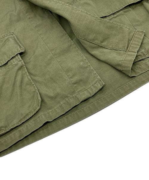 US ARMY（ユーエスアーミー）US ARMY (ユーエスアーミー) 60s  5th JUNGLE FATIGUE JACKET グリーン サイズ:S-Rの古着・服飾アイテム