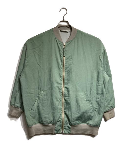 Dulcamara（ドゥルカマラ）Dulcamara (ドゥルカマラ) ヴィンテージナイロンBIGリバーシブルMA-1/Vintage Nylon Oversized Reversible MA-1 Jacket グリーン サイズ:1の古着・服飾アイテム
