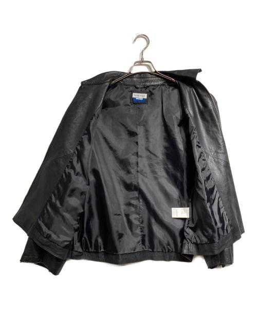 MAISON SPECIAL（メゾンスペシャル）MAISON SPECIAL (メゾンスペシャル) Prime Over Single Rider Collared Jacket/プライムオーバー シングル ライダース カラード ジャケット ブラック サイズ:1の古着・服飾アイテム
