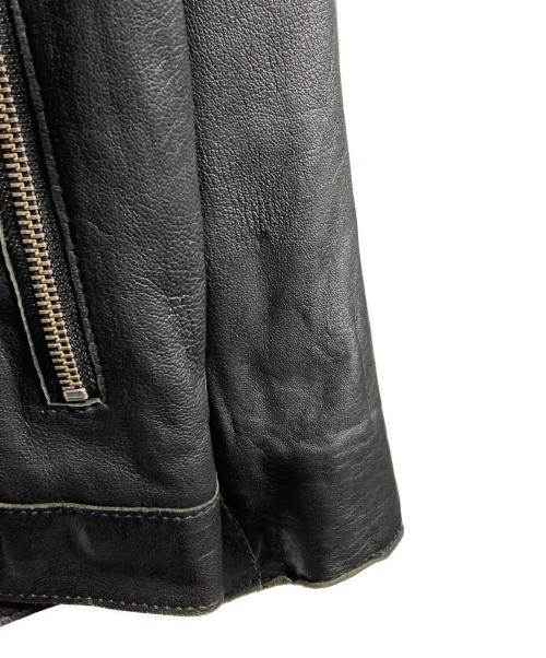 MAISON SPECIAL（メゾンスペシャル）MAISON SPECIAL (メゾンスペシャル) Prime Over Single Rider Collared Jacket/プライムオーバー シングル ライダース カラード ジャケット ブラック サイズ:1の古着・服飾アイテム