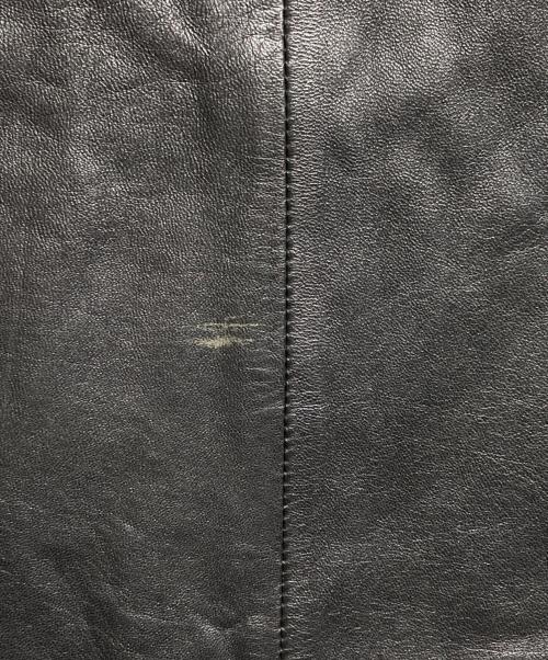 MAISON SPECIAL（メゾンスペシャル）MAISON SPECIAL (メゾンスペシャル) Prime Over Single Rider Collared Jacket/プライムオーバー シングル ライダース カラード ジャケット ブラック サイズ:1の古着・服飾アイテム