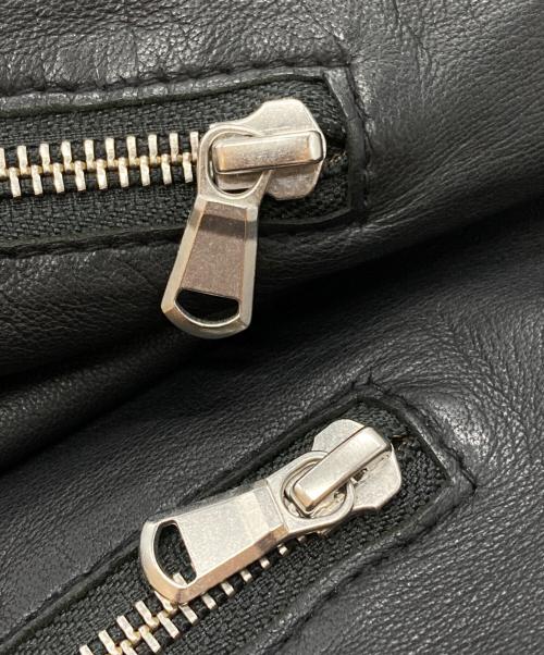 MAISON SPECIAL（メゾンスペシャル）MAISON SPECIAL (メゾンスペシャル) Prime Over Single Rider Collared Jacket/プライムオーバー シングル ライダース カラード ジャケット ブラック サイズ:1の古着・服飾アイテム